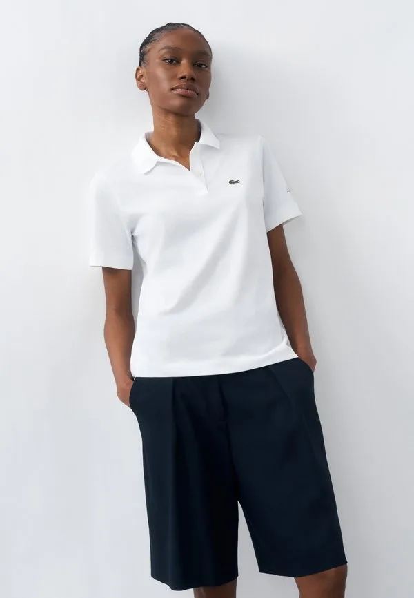 Рубашка поло Lacoste Blanc, Классическая, Белый