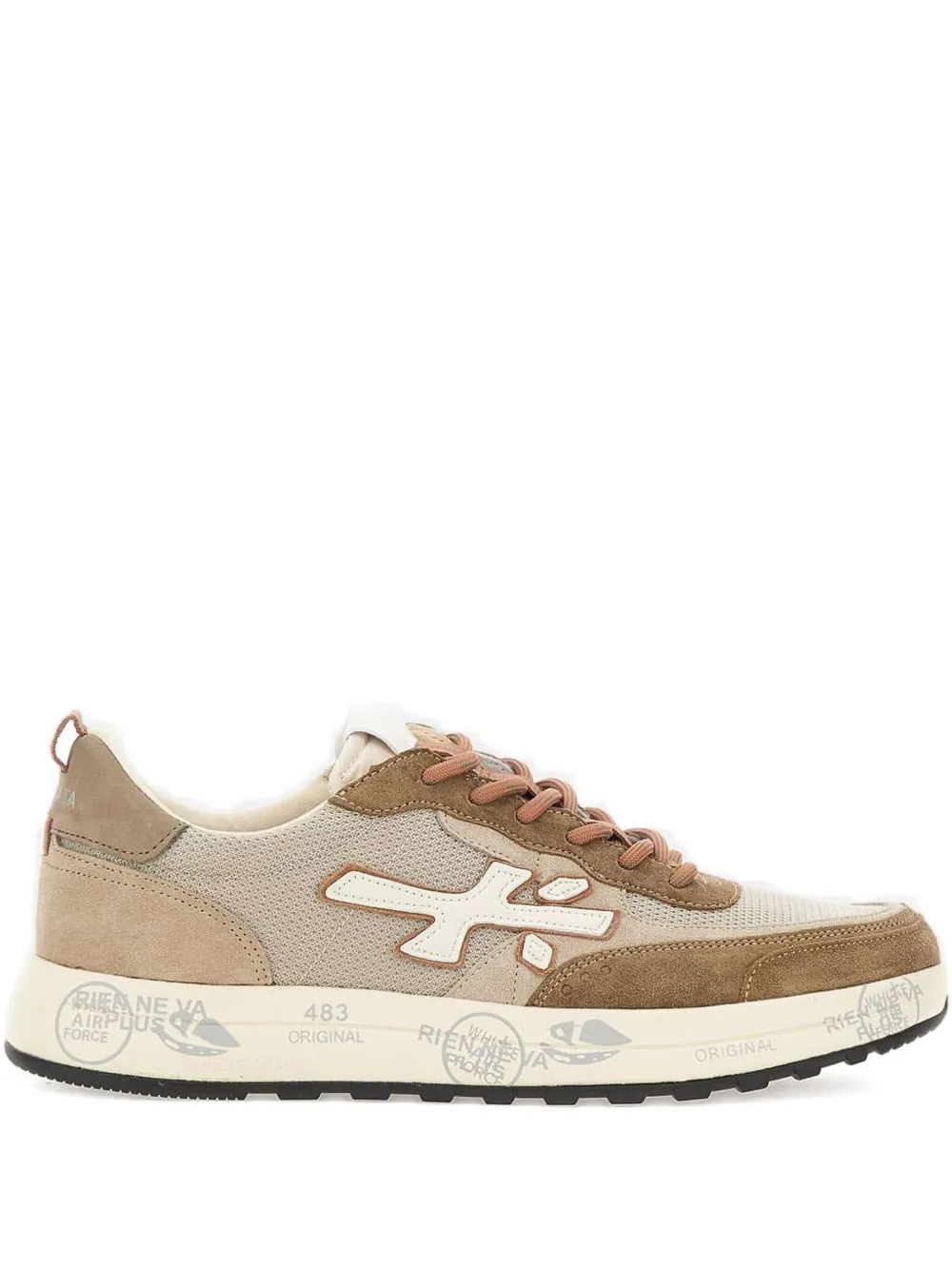 

Кроссовки из сетки и замши Nous7724 Premiata, коричневый