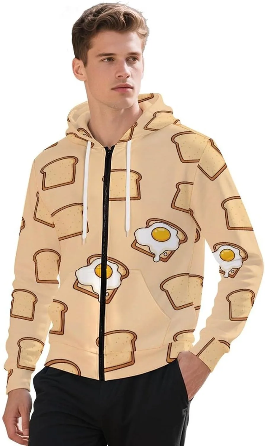 

Толстовка с капюшоном на молнии, принт Whales Waves Coral Bubbles, с карманом GemGam