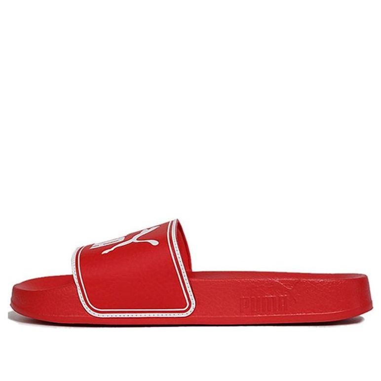 

Шлепанцы PUMA Leadcat Slide White/Red, красный