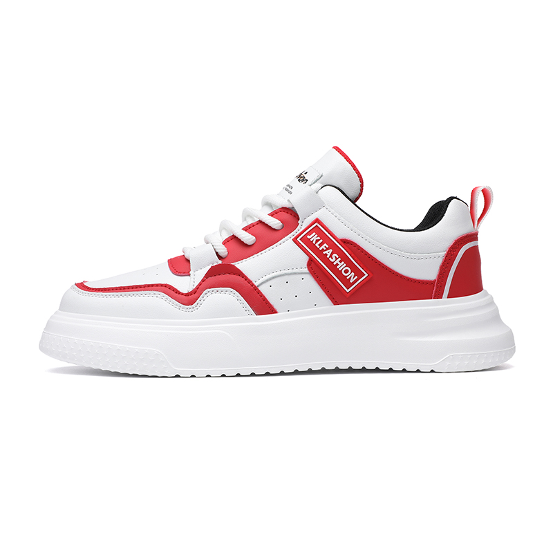 

Низкие, износостойкие, противоскользящие мужские кроссовки JANECO, White Red