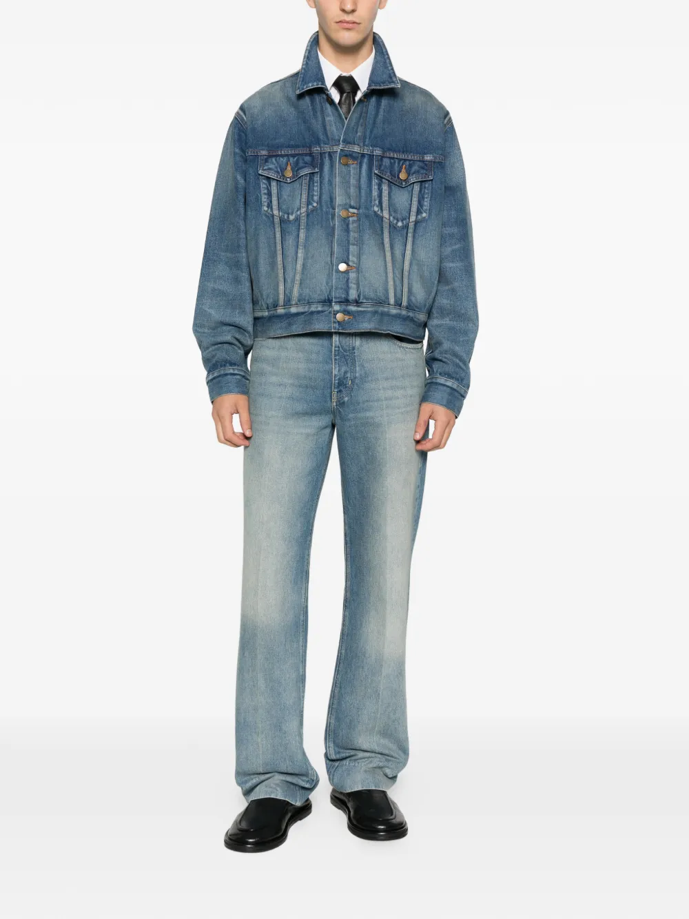 Джинсовая куртка Trucker Fear Of God, синий — фото 2