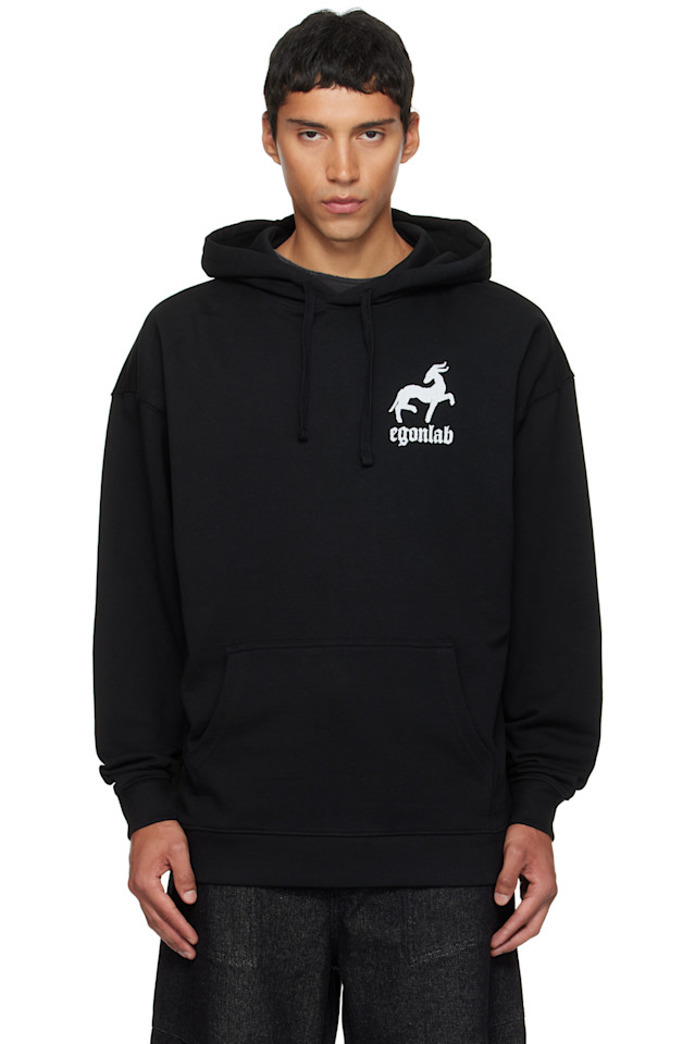 

Толстовка с надписью «Играй с огнем» Egonlab, черный