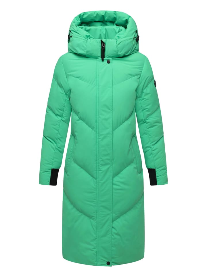 

Стеганое пальто Teonaa 16 в цвете Crystal Green Marikoo