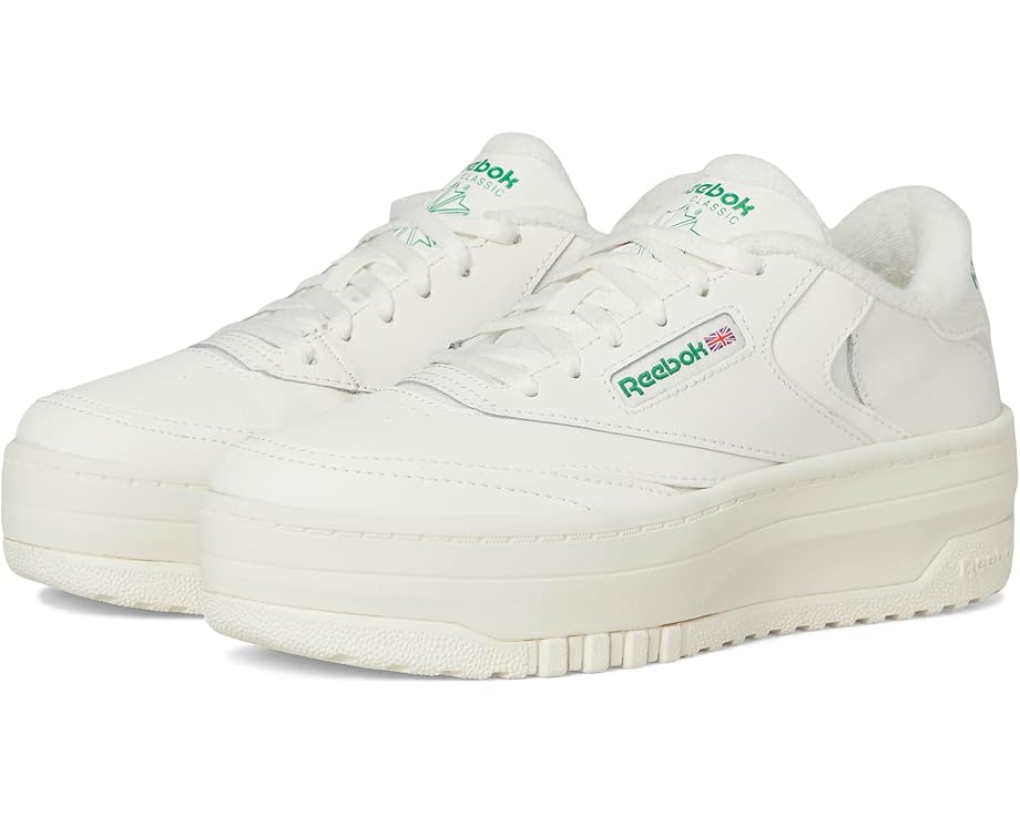 

Кроссовки Reebok Kids Club C Extra, цвет Chalk/Chalk/Glen Green