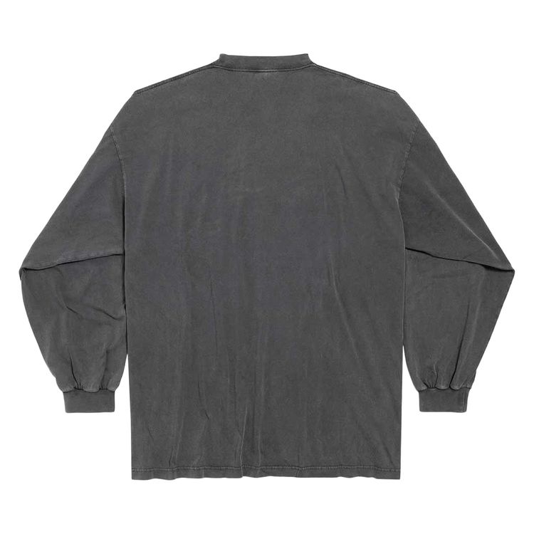 Футболка Balenciaga Tbilisi Long-Sleeve T-Shirt 'Black', черный — фото 2