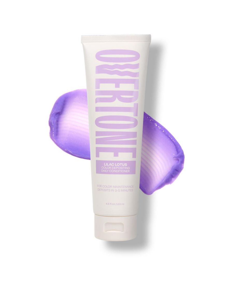 

Кондиционер для волос с эффектом окрашивания (тюбик 120 мл) для ежедневного использования Overtone, Lilac lotus