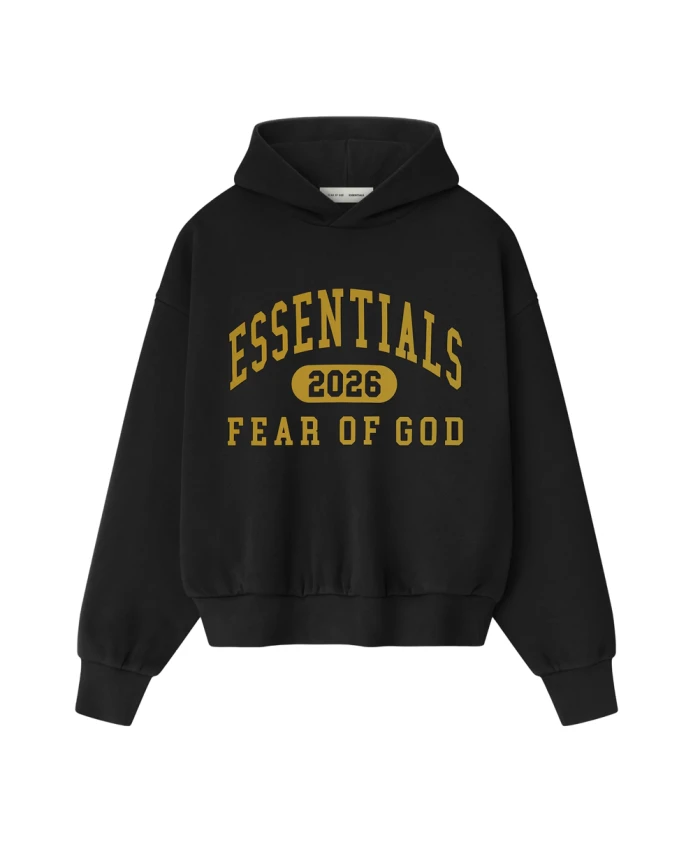 

Классическая флисовая толстовка с капюшоном Fear Of God, черный