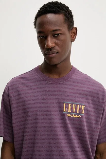 Футболка с принтом Vintage Fit Graphic Levi's, фиолетовый — фото 3