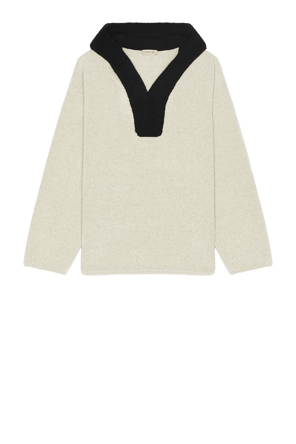 

Толстовка-поло из шерстяного букле Fear Of God, цвет Dove Grey