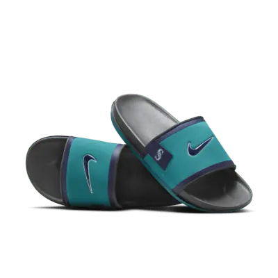 Шлепанцы Nike Offcourt (Seattle Mariners) Offcourt Slides, цвет Mardi Gras/Dark Smoke Grey/Midnight Navy