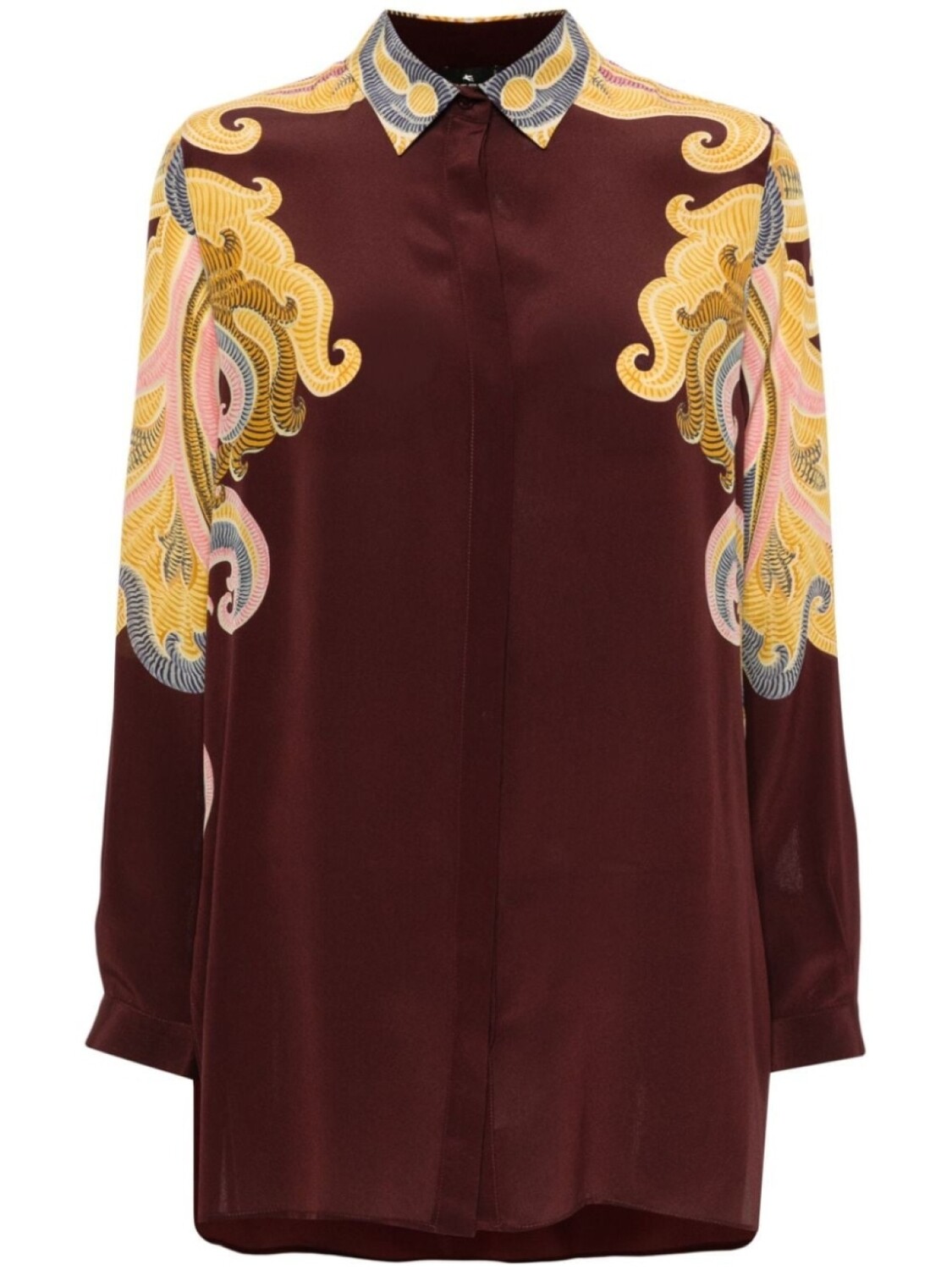 

ETRO рубашка с узором пейсли, красный