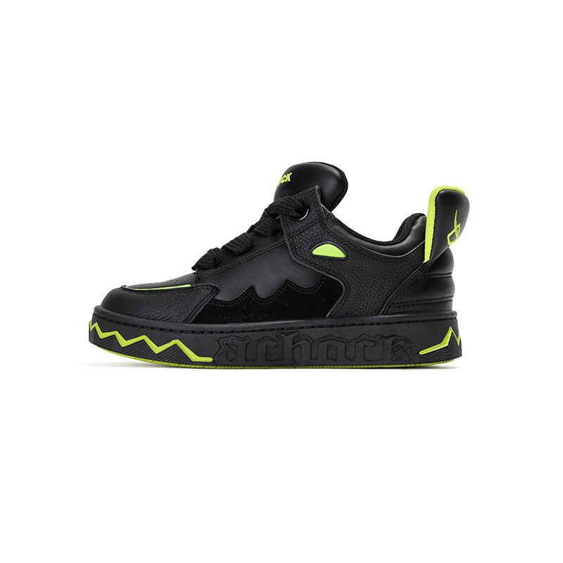 

Кроссовки A chock Skateboarding Shoes Unisex Low-top Black/Green, черный/зеленый