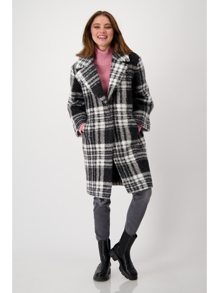 

Monari Переходное пальто в черно-белом цвете