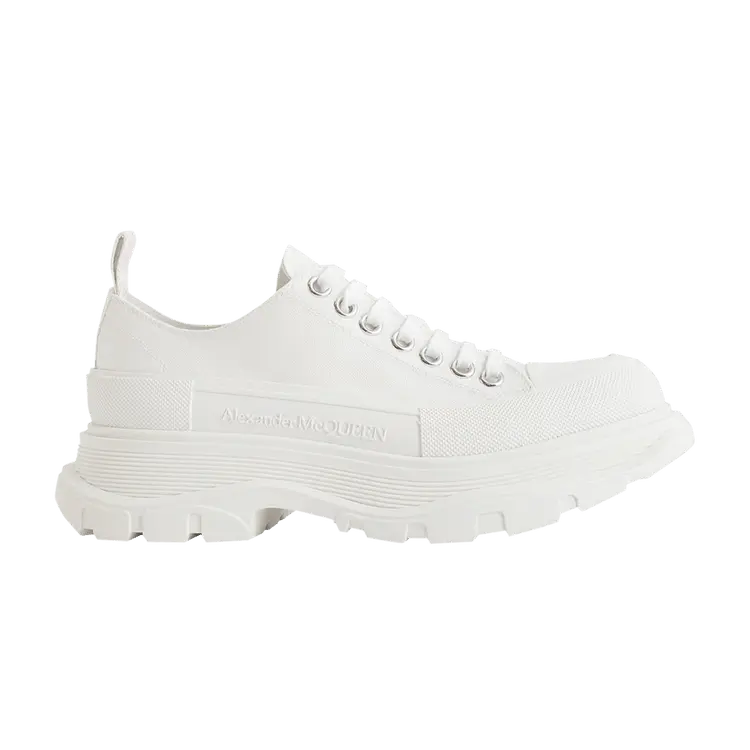Кроссовки Alexander McQueen Alexander McQueen Wmns Tread Slick Lace Up 'White', белый