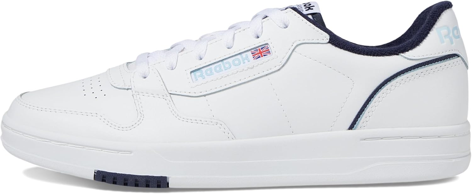Кроссовки Reebok Unisex-Adult Phase Court, белый/синий/голубой/темно-синий — фото 4