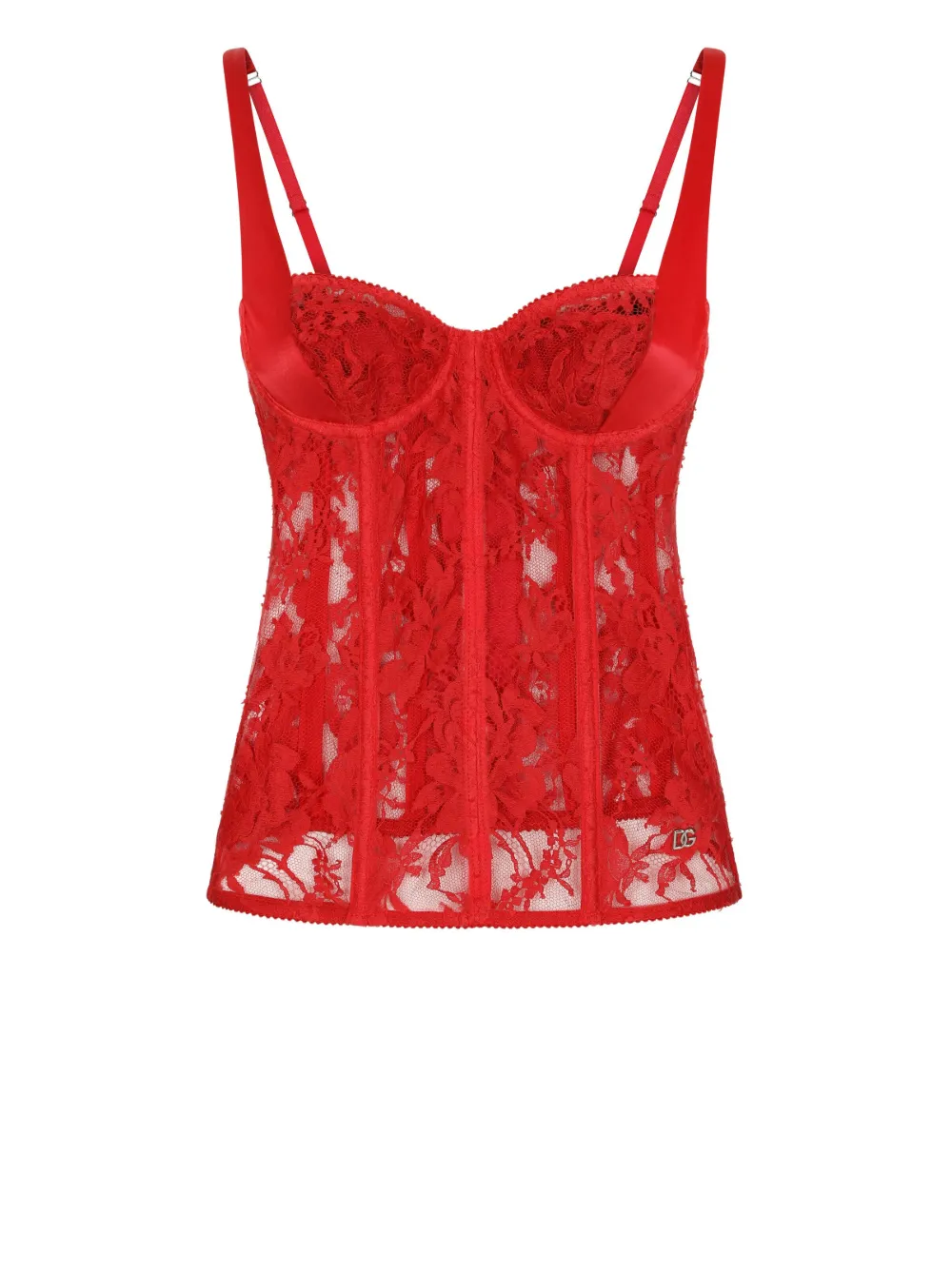 

Кружевной топ-корсет DOLCE & GABBANA, красный