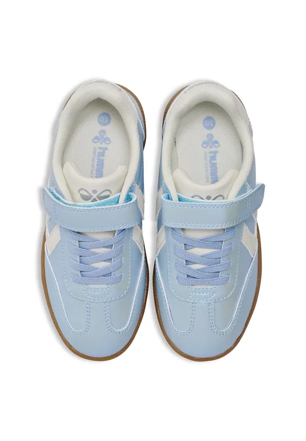 Кроссовки Hummel Vm78 cph metallic jr walking trainers, цвет небесный — фото 4