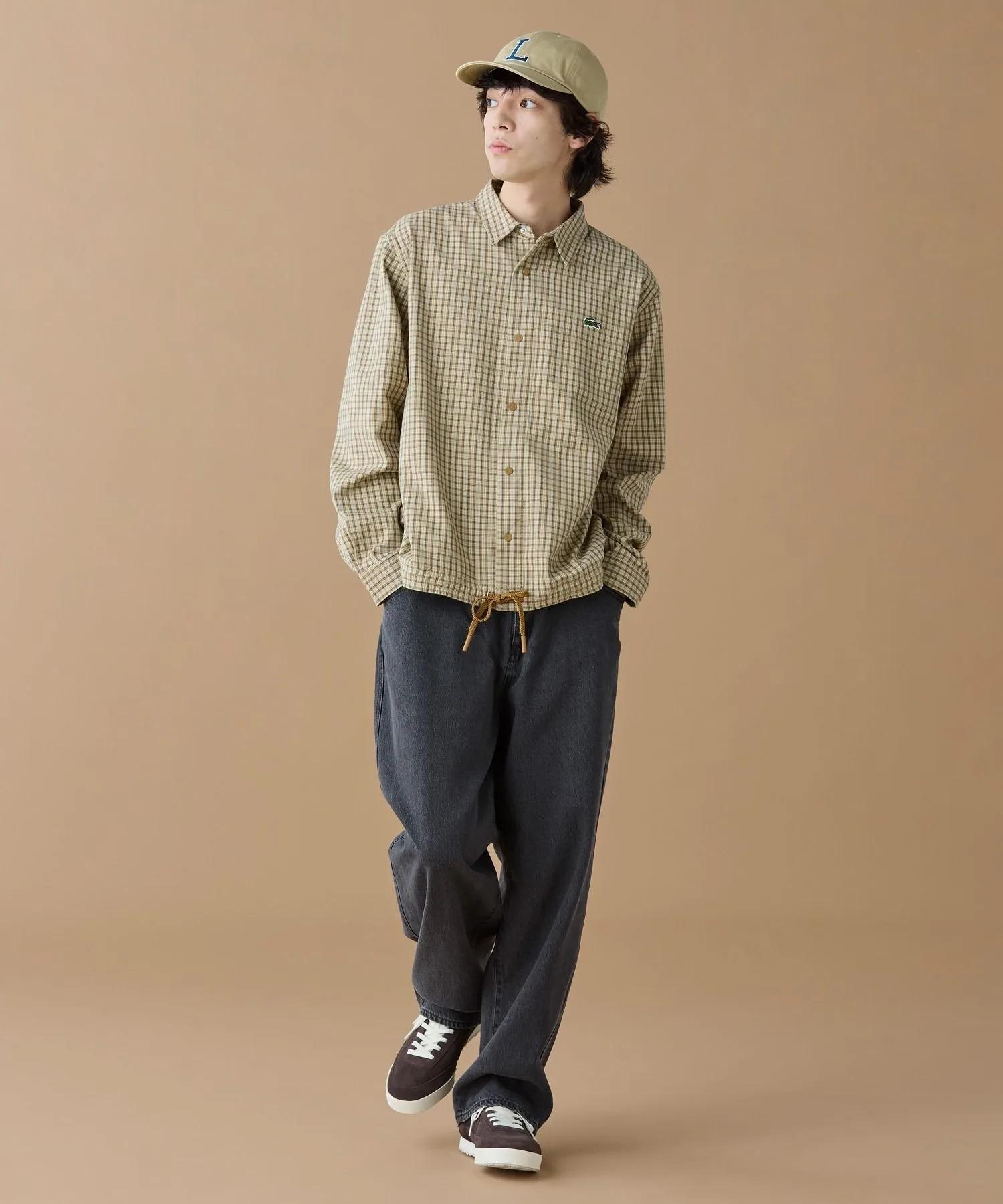Мужские AURA 225 2 SMA LACOSTE, Dark Brown — фото 2