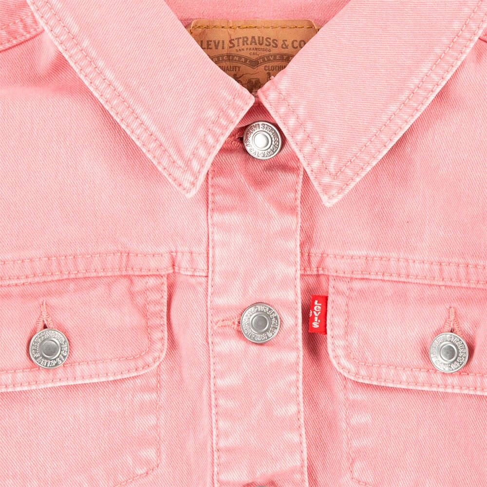 Куртка Levi´s 1EH045-AED Baggy Trucker Denim, розовый — фото 3