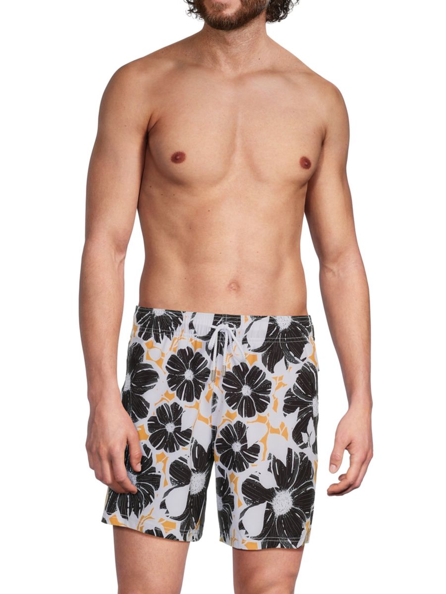 

Плавки-шорты Bloom Floral Drawstring Le Club Original, белый мульти