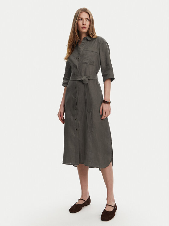 

Платье-Рубашка стандартный крой Salute 2516221028 Max Mara, зеленый