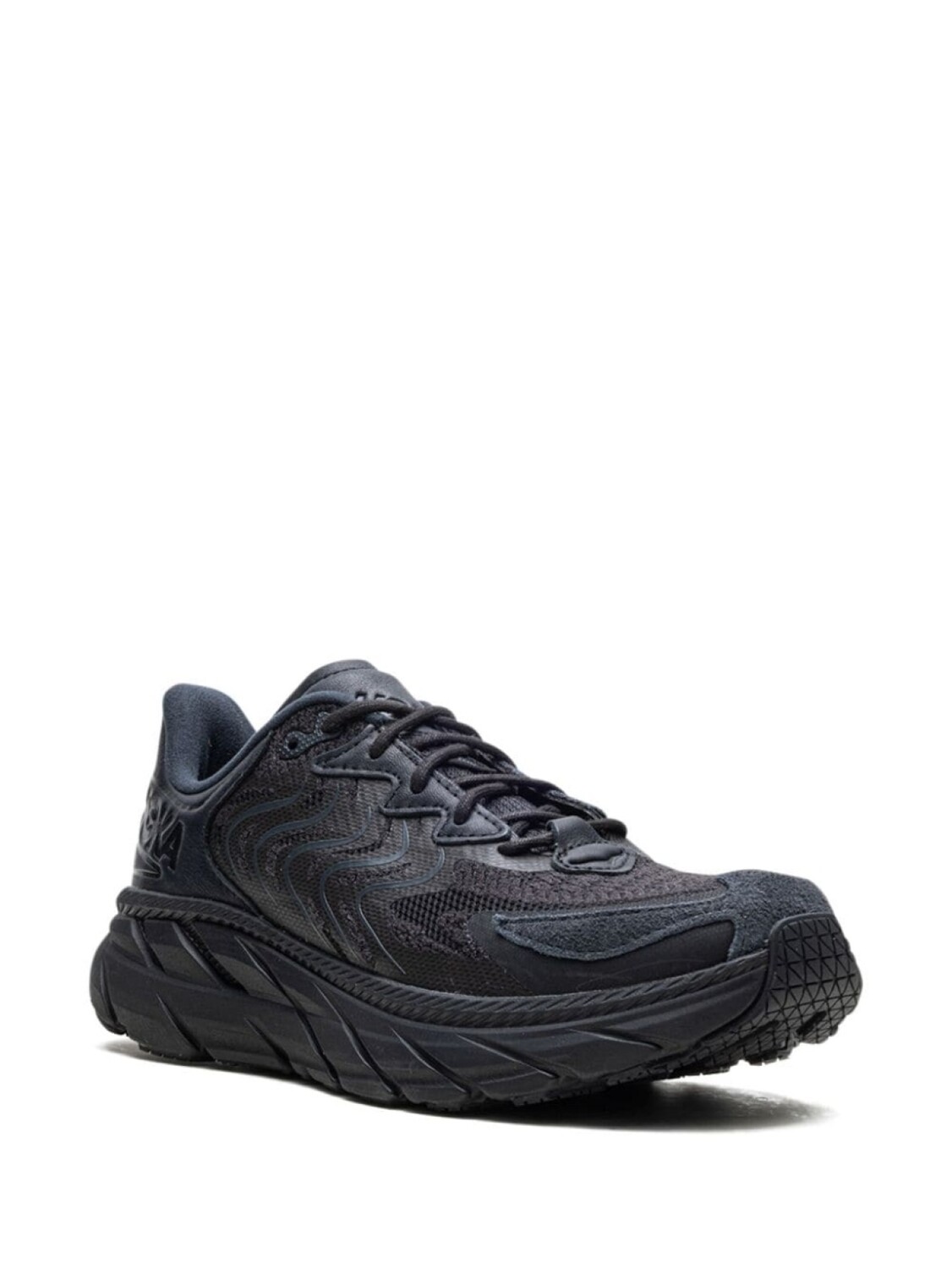 HOKA кроссовки One Clifton LS "Black/Asphalt", черный — фото 2