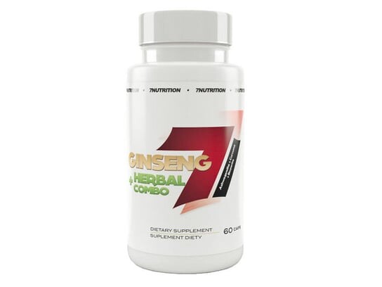 

7Nutrition, Комбинация женьшеня и трав, 60 капсул