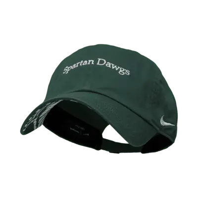 

Бейсболка Nike Michigan State College Cap, цвет Noble Green