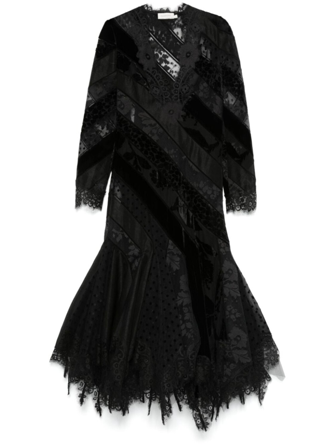 

ZIMMERMANN вечернее платье Eden, черный