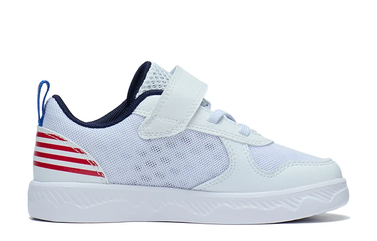 Li-Ning YOUNG Детские кроссовки для скейтбординга, standard белый/vermilion/citrus желтый — фото 4