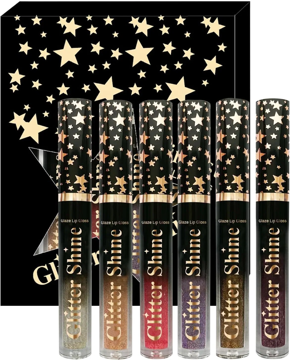 Блеск для губ Glitter Lip Gloss, 6 цветов, 2.5 мл