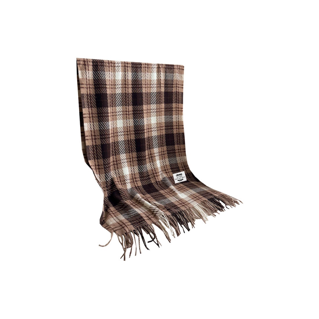 

Шарф из полиэстера Unisex Jeep, коричневый