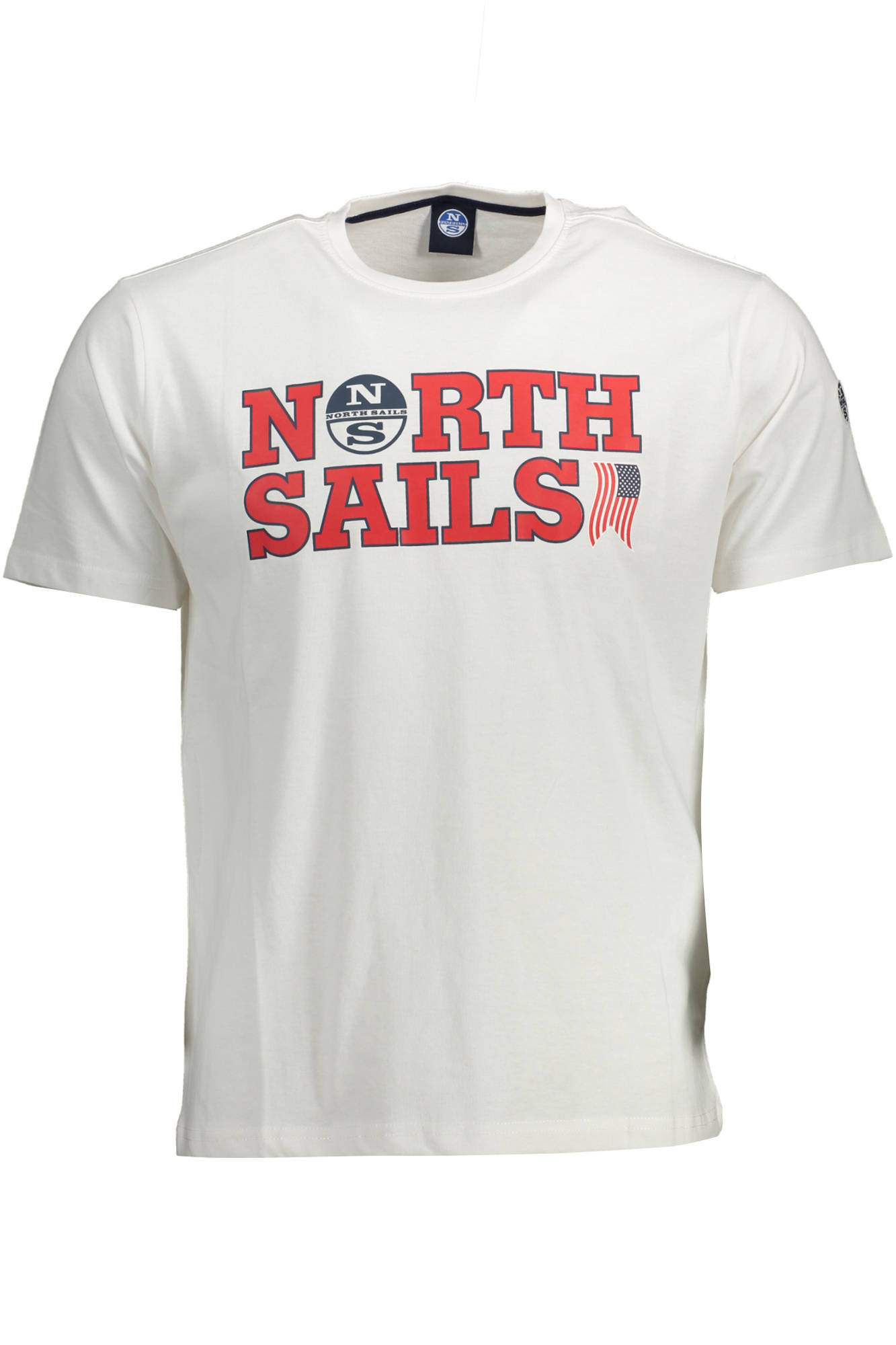 

Футболка мужская North Sails с коротким рукавом и принтом, белый