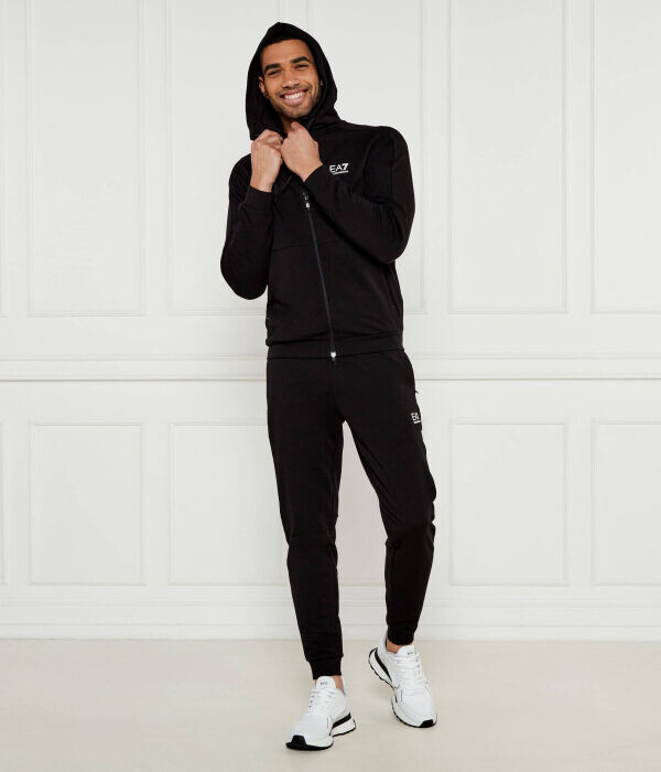

Спортивный костюм Ea7 Regular Fit с логотипом, черный