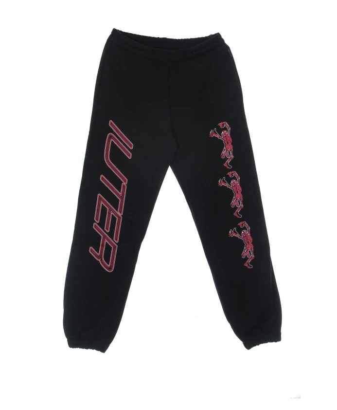 

Черные спортивные штаны с эластичным поясом в виде скелета. Iuter, черный