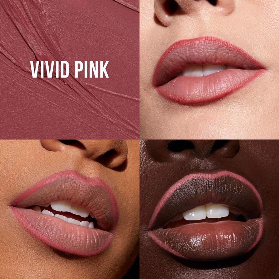 Автоматический матовый карандаш для губ Lip Contour 2.0 HUDA BEAUTY, 0.01 oz/0.5 g, Vivid Pink — фото 2
