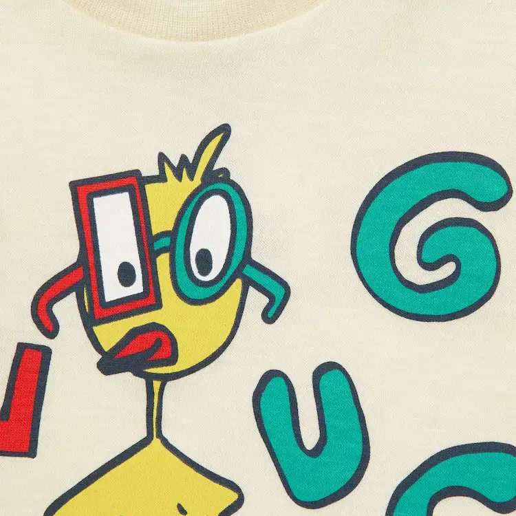 Футболка детская белая GUCCI — фото 4