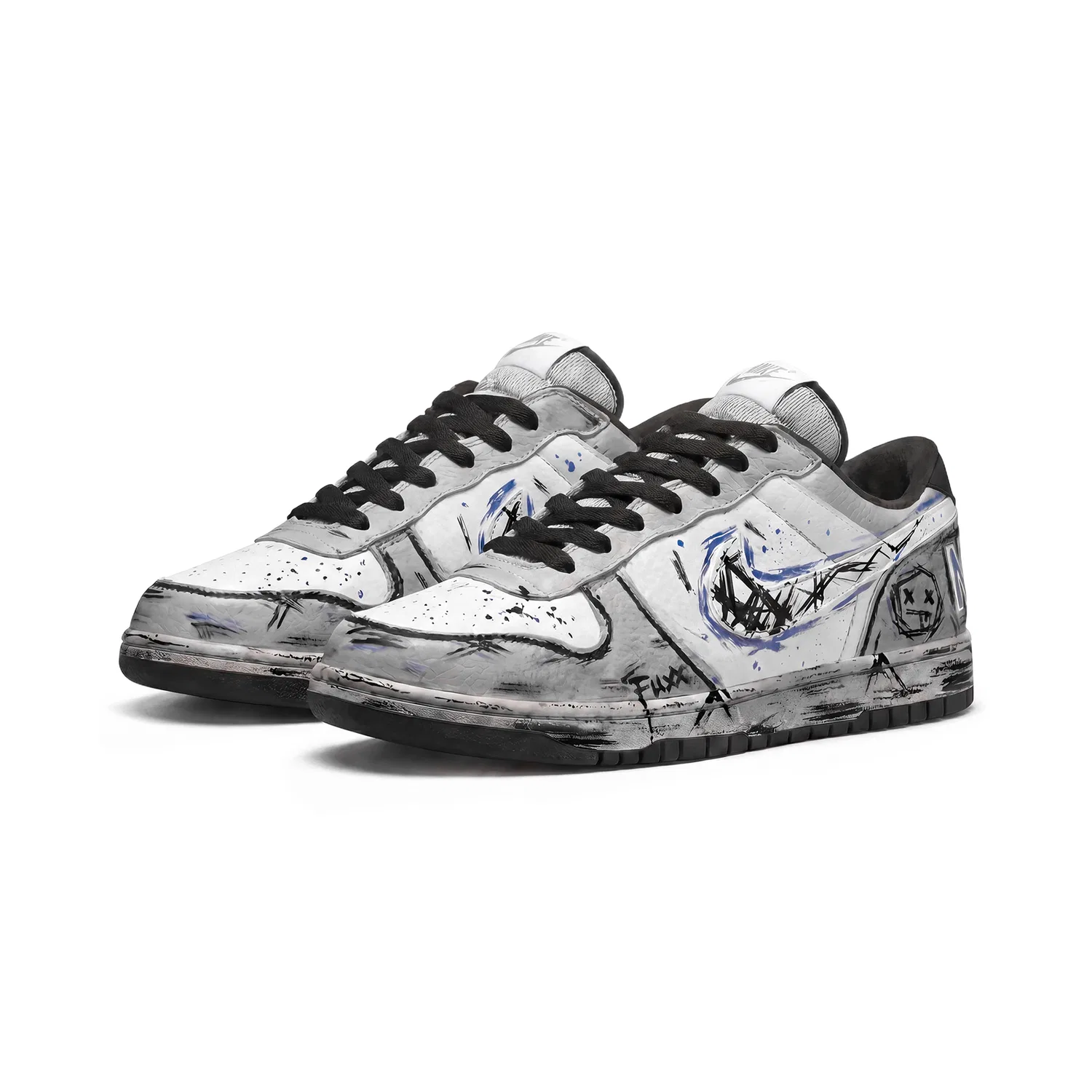 Кроссовки Nike Big Low серые — фото 4
