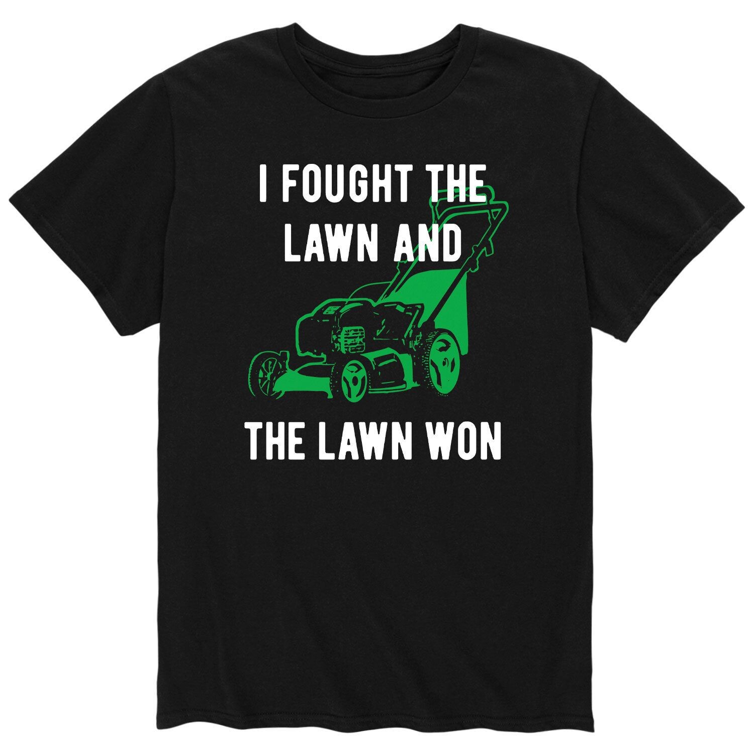

Мужская футболка I Fought The Lawn Licensed Character