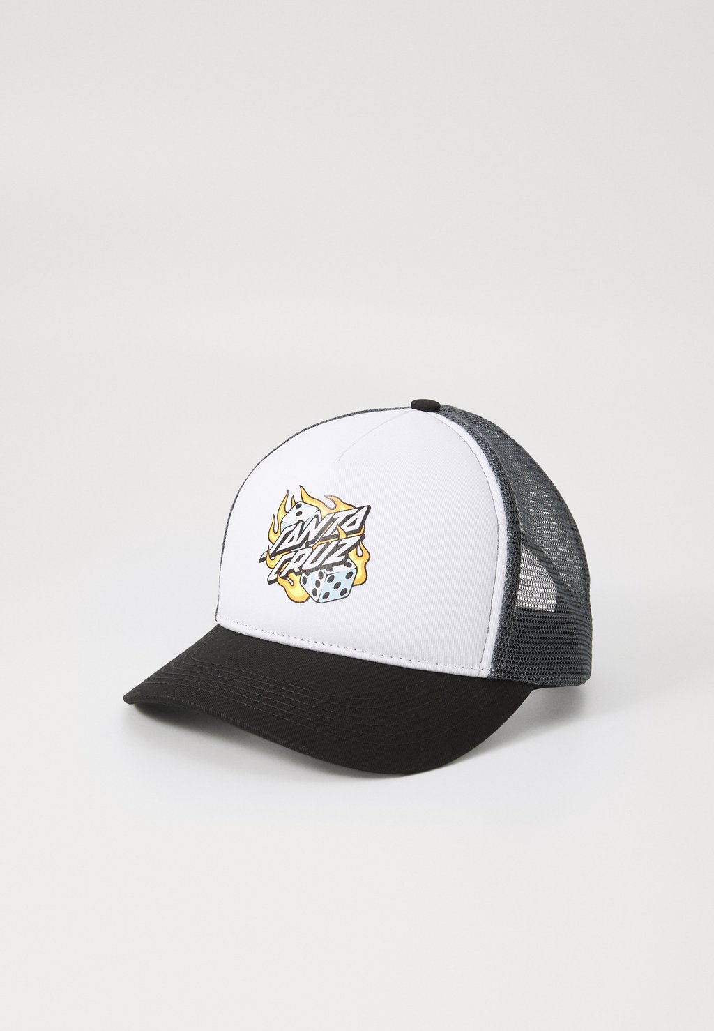 

Бейсболка FLAMING DICE DOT UNISEX Santa Cruz, белый