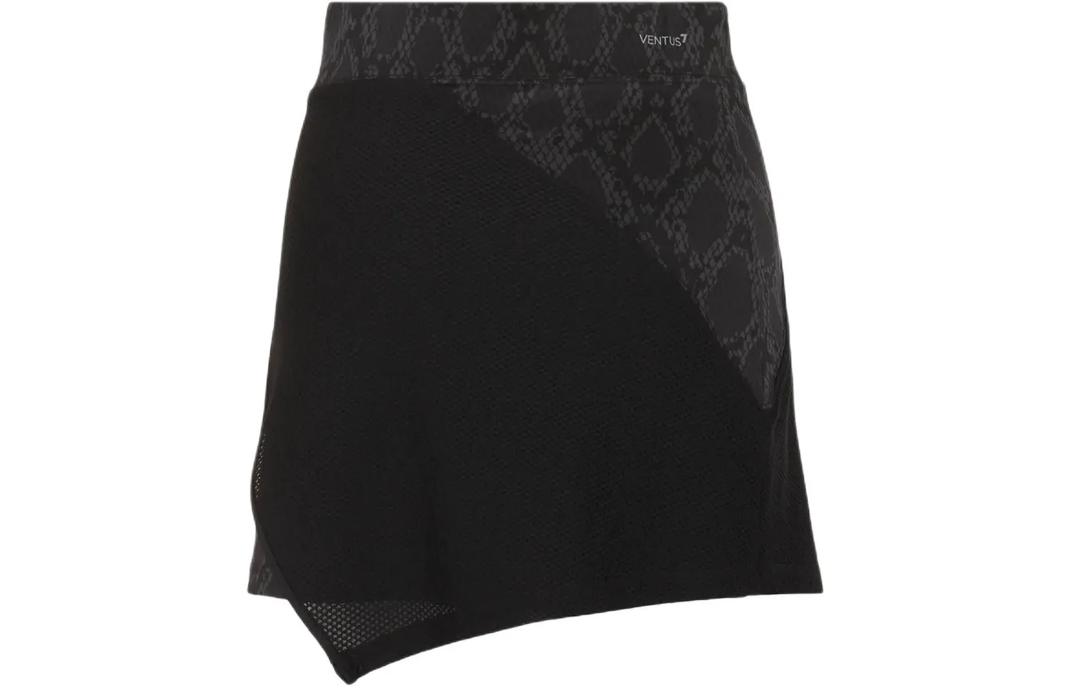 Юбка-мини casual женская EA7 SS24 EMPORIO ARMANI, черный — фото 4