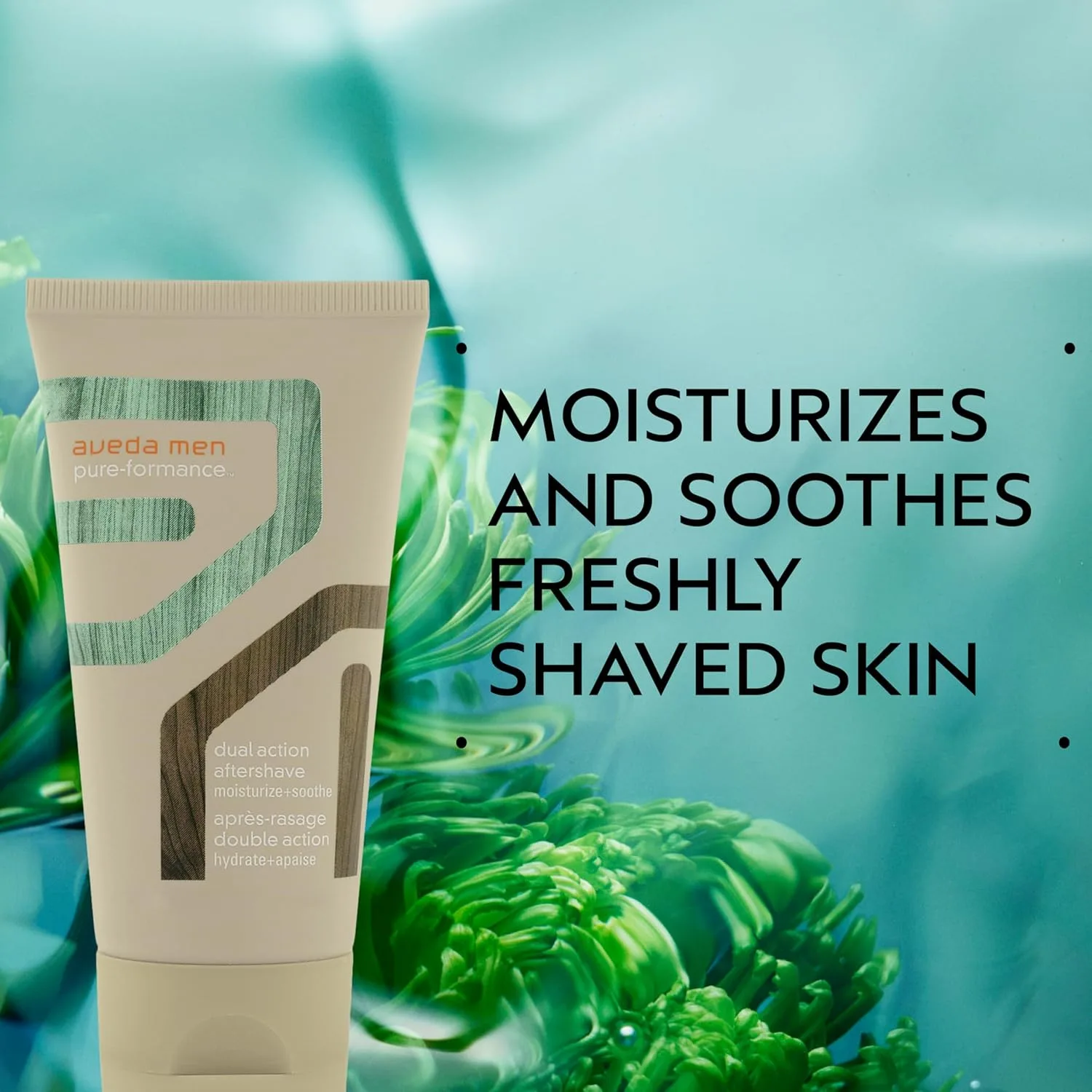 Aveda Men Pure-Formance Двойное действие после бритья | Лосьон после бритья и увлажняющее средство 2-в-1 | с мятой | для всех типов кожи | 97% натуральных ингредиентов*, 70 мл — фото 2