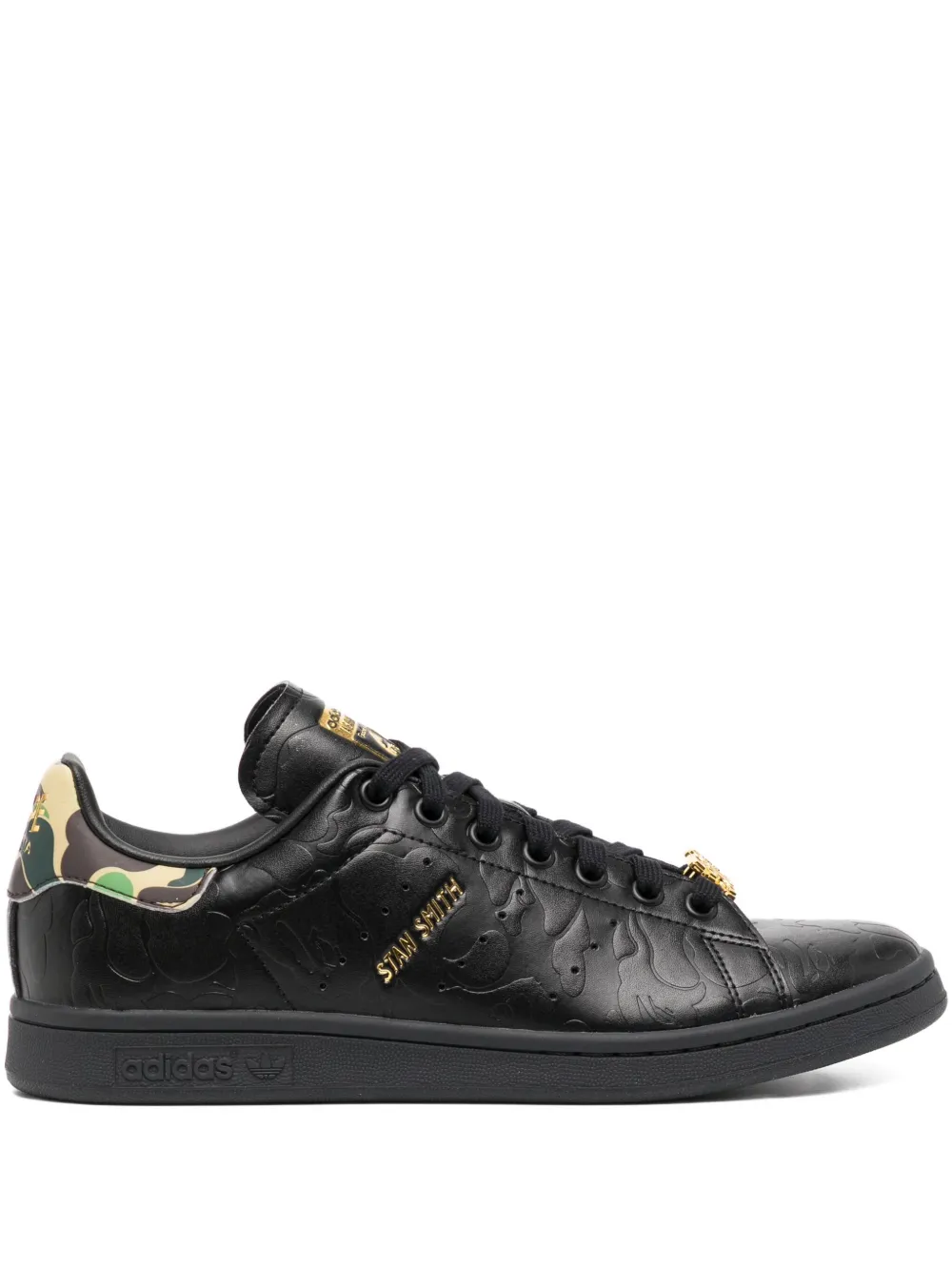 

Кроссовки Stan Smith из коллаборации с Adidas A BATHING APE, черный