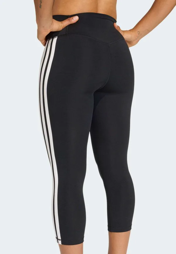 Спортивные брюки opt es 3s 3/4 l 3/4 Adidas Performance, Black/White — фото 4