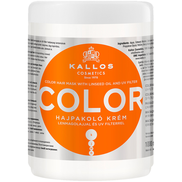 

Маска для окрашенных волос, 1000 мл. Kallos Color
