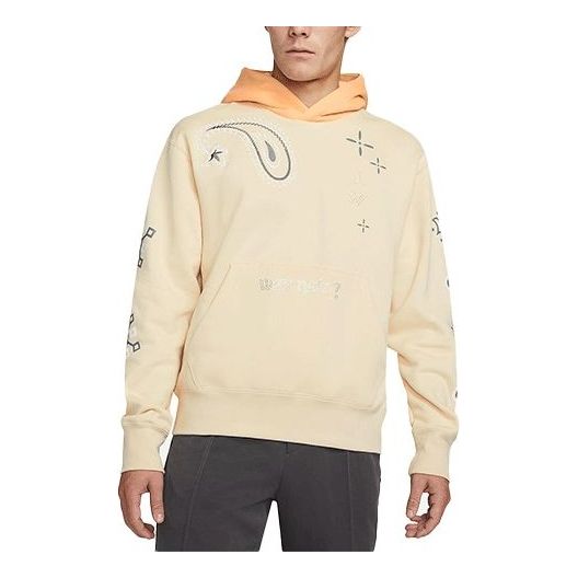 

Толстовка Men's Air Jordan Casual Sports Printing Logo Light Yellow, желтый