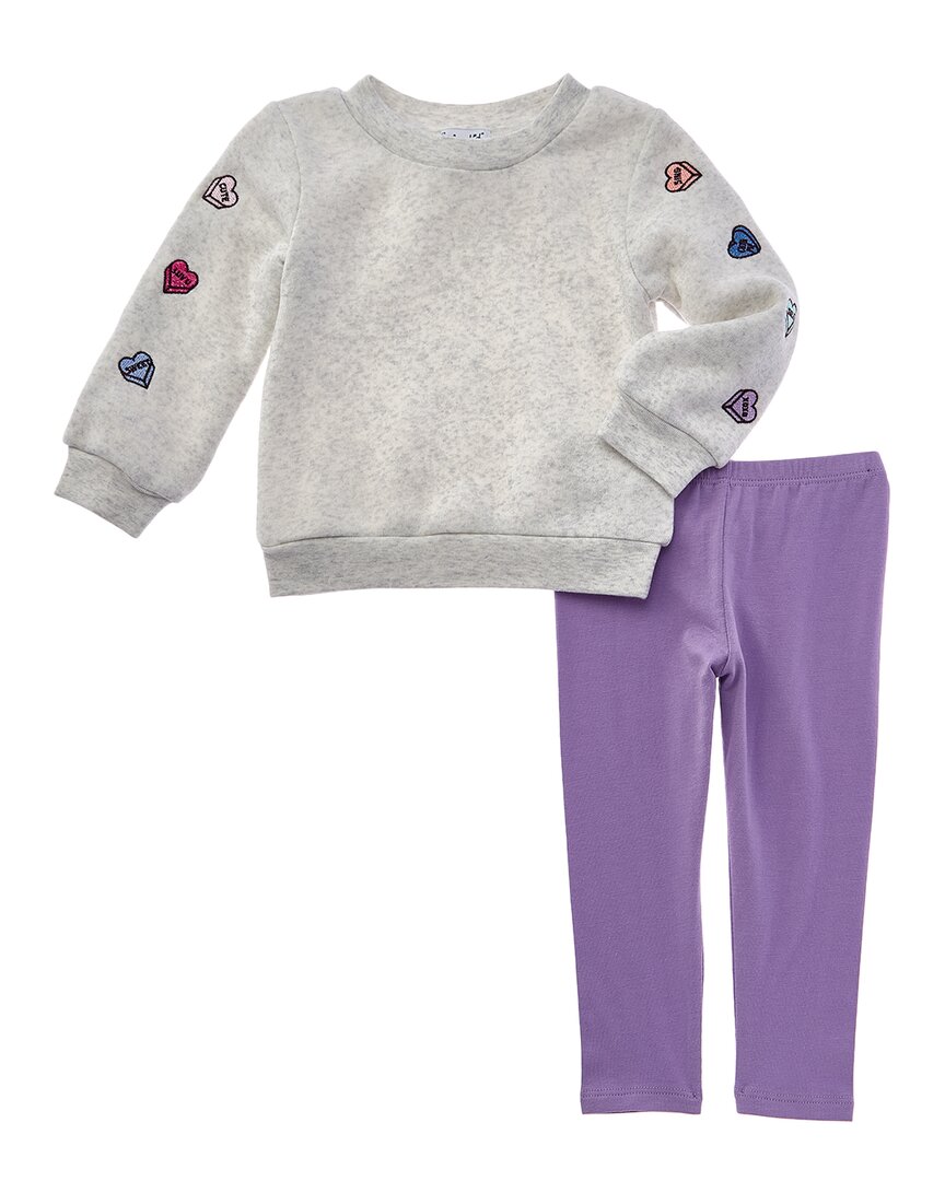 

Великолепный комплект из 2 предметов: худи и леггинсы Dancing Hearts Splendid, фиолетовый