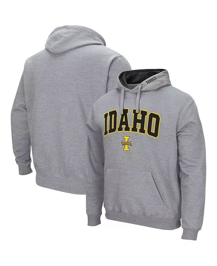 

Мужской серый пуловер с капюшоном Idaho Vandals Arch и Logo Colosseum