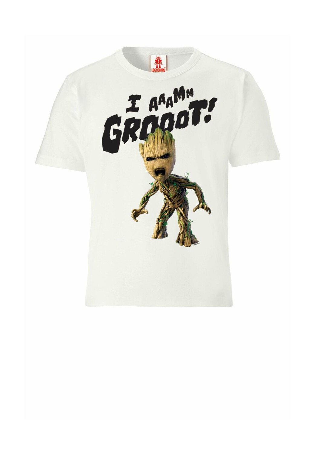 

Футболка Organic Kids Marvel — GOTG — I Aaamm Gooot LOGOSHIRT, белый